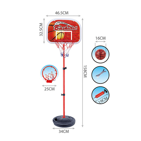 The Classic Mini Foam Basketball Hoop with Ball , Basketball Stands ...