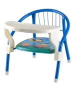 Baby Chair with Tray | Children Study Chair, Foldable Baby Seat Plastic Travelling and Home for Baby Kids - Image 6