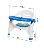 Cheap Thick Baby Dining Chair with Detachable Dining Plate Safe Plastic Baby Chair - Image 2