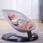 Electric Swing Baby Cradle with Remote Control Toddler Rocking Chair Toys Cotton Bouncer Play Infant Bassinets Cradles