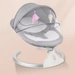 Electric Swing Baby Cradle with Remote Control Toddler Rocking Chair Toys Cotton Bouncer Play Infant Bassinets Cradles - Image 9