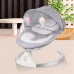 Electric Swing Baby Cradle with Remote Control Toddler Rocking Chair Toys Cotton Bouncer Play Infant Bassinets Cradles - Image 4