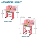 Ergonomic Kids Learning Desk Chair Set Primary School Student Children Study Table and Chair - Image 4