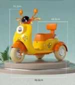 Factory Good Quality Cheap Child Motorcycle Electric Toys Baby Ride-on Car Kids Tricycle 6V Battery Motorbike for 3-8 Years Old - Image 8