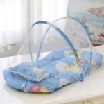 Newborn Baby Crib Netting Children Portable Foldable Baby Bed Mosquito Net Boat Type Zipper Curtain Infant Play Tent Sleep Bed