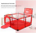 Kids Playpen with 30 Plastic Balls Kids Ball Pit Baby Playpen with Basketball Hoop Breathable Waterproof Oxford Cloth with Zipper Steel Frame With 30 Balls - Image 17