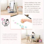 Height Adjustable Standing Double Sided Chalkboard with Various Accessories and Non-slip Feet, Angle Height Adjustable for Aged 4-12 - for Learning, Creativity, Play - Image 5