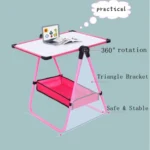 Height Adjustable Standing Double Sided Chalkboard with Various Accessories and Non-slip Feet, Angle Height Adjustable for Aged 4-12 - for Learning, Creativity, Play - Image 3