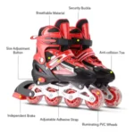 8 Pack Inline Skate Wheels, Indoor/Outdoor Roller Skate Wheels, Roller Blade Replacement Wheels with Bearing 64mm - Image 6