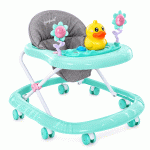 Kids Learn to Walk Cartoon Walking Toy Chair Musical Baby Walker with Stopper for Children