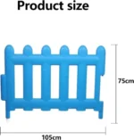 Kids Plastic Baby Gate Fence Indoor and Outdoor Playpen for Kids 4pcs - Image 4