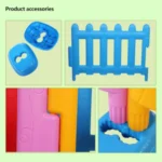 Kids Plastic Baby Gate Fence Indoor and Outdoor Playpen for Kids 4pcs - Image 3