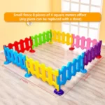 Kids Plastic Baby Gate Fence Indoor and Outdoor Playpen for Kids 4pcs - Image 5
