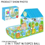 Kids Play House Tent House Design Including Balls Baby Tents Toy - Image 8