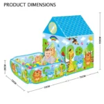 Kids Play House Tent House Design Including Balls Baby Tents Toy - Image 6