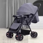 Lightweight Foldable Travel Baby Stroller with Two-Way Push for 0-12 Months Multifunctional New Model EVA Wheels Car Type - Image 4