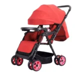 Lightweight Foldable Travel Baby Stroller with Two-Way Push for 0-12 Months Multifunctional New Model EVA Wheels Car Type - Image 3
