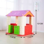 Outdoor Indoor Household Kids Home Playground Toys Safety Small Kids Plastic Playhouse Kids Game Mini Indoor Playground Equipment Security Plastic Kids Playhouse - Image 2