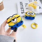 Prancer Minion AirPods Pro Soft Silicone Protective Case 3D Design Shockproof Case Cover - Image 2
