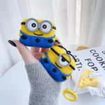 Prancer Minion AirPods Pro Soft Silicone Protective Case 3D Design Shockproof Case Cover - Image 4