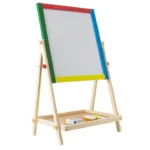 Wooden Drawing Blackboard Whiteboard Easel Painting Toy Early Education Learning Toys for Children Kids - Image 4