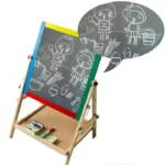 Wooden Drawing Blackboard Whiteboard Easel Painting Toy Early Education Learning Toys for Children Kids