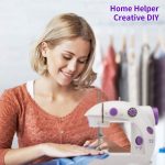 Portable Mini Sewing Machine for Beginners | Double Thread, Two Speeds, Foot Pedal