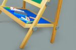 Height Adjustable Standing Double Sided Wooden Chalkboard with Non-slip Feet, Angle Height Adjustable for Aged 4-12 - for Learning, Creativity, Play - Image 2