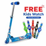 Kids Foldable Scooter with FREE Kids Digital Watch