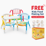 Kids Table & Chair Set + FREE Baby Feeding Set