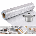 Kitchen Oil Proof Shelf Aluminum Foil Sticker (60cm x 2m)