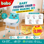 Baby Feeding Chair with FREE Food Making Set