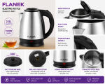 FLANEK Electric Kettle 2.0L – Model FL-8801 (1500W) - Image 2