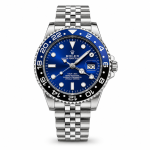 Luxury GMT Style Stainless Steel Wrist Watch