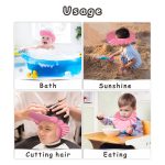 Adjustable Waterproof Eco-Friendly Cute Quick Dry Soft Shower Cap for Babies with Ear Protection Safe Bathing & Shampooing - Image 4