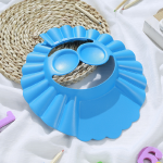 Adjustable Waterproof Eco-Friendly Cute Quick Dry Soft Shower Cap for Babies with Ear Protection Safe Bathing & Shampooing - Image 2