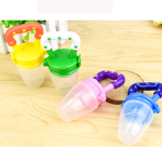 Cartoon Pattern Silicone Apple-shaped Handle Fruit Pacifier Food Feeder BPA Free Nipples for Baby 0-12 Months - Image 5